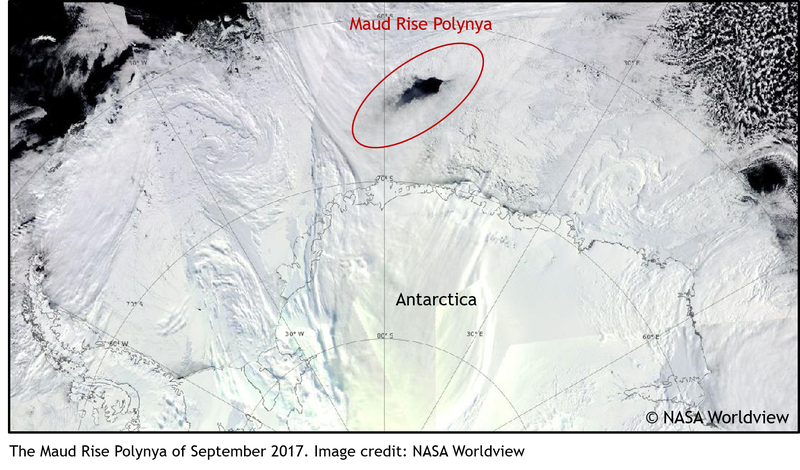 Illustration for article titled Scientists Think They've Solved the Mystery of a Giant Hole in Antarctica's Sea Ice